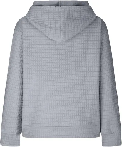 Vista 6 de Football Sweatshirts for Women Waffle Hoodie Tops Casual Oversized Hoodies Football Mom Hooded Pullover Costume