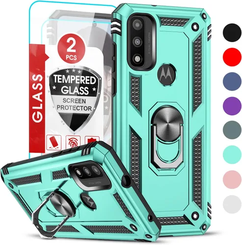 Vista 69 de LeYi Funda para Moto G Stylus 2022 4G (no compatible con 5G), funda para Moto G Stylus con 2 protectores de pantalla, funda protectora de grado Oro