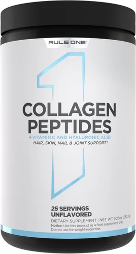 Vista 8 de Rule 1 Proteins Polvo de péptidos de colágeno – Colágeno bovino hidrolizado, ácido hialurónico y vitamina C. Apoya el cabello, la piel y las uñas
