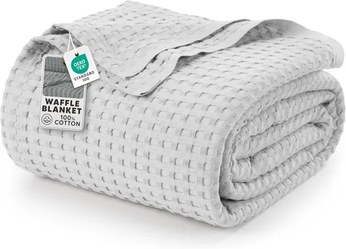 Vista 35 de Utopia Bedding Manta de gofre 100% algodón, tamaño individual, color negro, 90 x 72 pulgadas