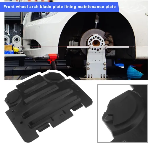 Vista 4 de 2 piezas de placa de cubierta de arco de rueda delantera izquierda y derecha 51717143849 51717143850, compatible con BMW E82 E88 E90 E91 135i 325i