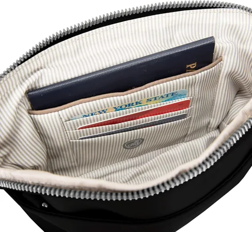 Vista 10 de Travelon Bolso cruzado convertible a medida antirrobo para mujer, Onyx, talla única , Travelon Bolso cruzado convertible a medida antirrobo