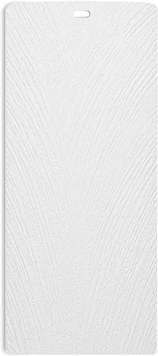 Vista 3 de DALIX Alaska - Listones de textura vertical blanca para ventana, 58.5, paquete de 5