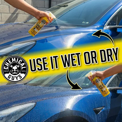 Vista 5 de Chemical Guys Blazin' Banana Cera en Aerosol, Brillo Natural de Carnauba, Segura para Automóviles, Camiones, SUVs, Casas Rodantes y Más, Extra