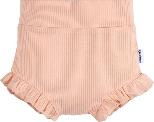 Vista 4 de Gerber Paquete de 3 pantalones cortos de burbujas para bebé niña