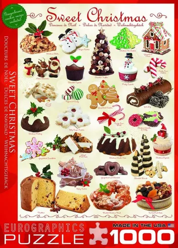 Vista 3 de Rompecabezas de 1000 piezas Sweet Christmas de 19 x 27 pulgadas