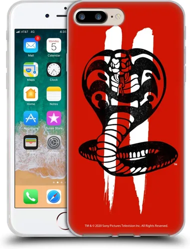 Vista 143 de Head Case Designs Funda de gel suave con licencia oficial de Cobra Kai Gold Medal Graphics compatible con Apple iPhone 7 Plus/iPhone 8 Plus