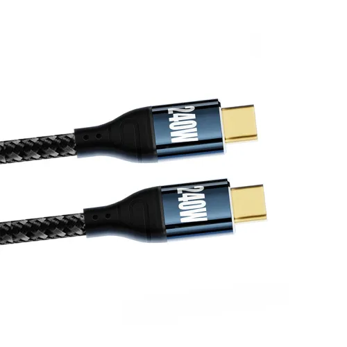 Vista 13 de Cable USB-C de 240 W tipo C 480 Mbps 48 V 5 A de perfil bajo en ángulo de 90 grados compatible con USB 2.0 100 W de carga para portátil, tableta