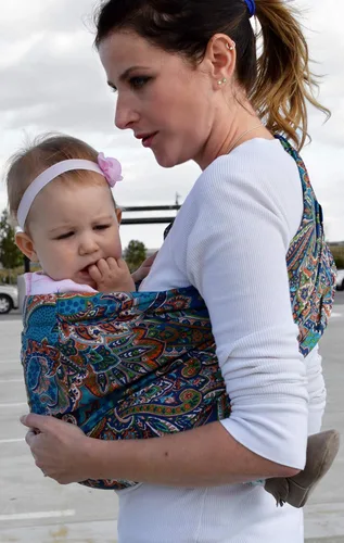 Vista 3 de lite-on-shoulder bebé sling, Aegean