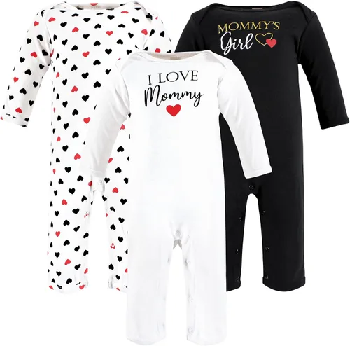 Vista 9 de Hudson Baby - Overol unisex de algodón para bebé Manzana
