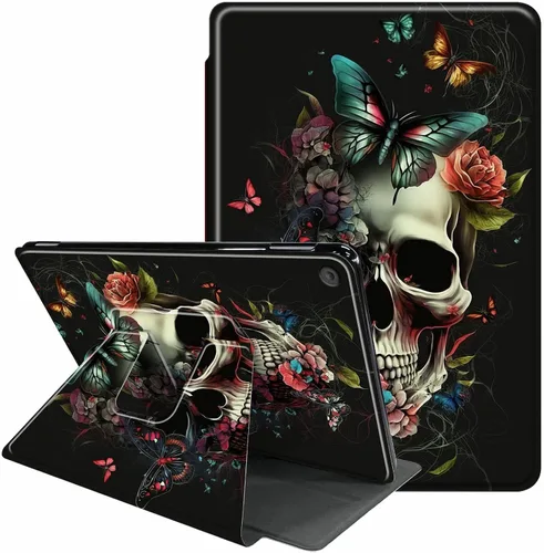 Vista 22 de Funda para Samsung Galaxy Tab A8 de 10.5 pulgadas 2022-360 grados giratoria multiángulo de visión protectora con apagado y encendido automático