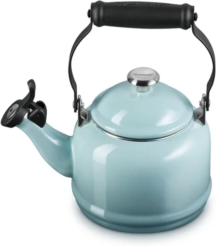 Vista 9 de Le Creuset - Tetera Demi esmaltada en acero, 1.25 cuartos de galón, Artichaut