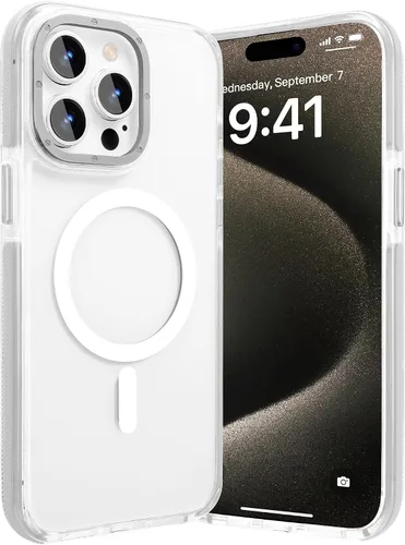 Vista 44 de Funda magnética diseñada para iPhone 11, [probada contra caídas de grado militar] [compatible con MagSafe] Funda protectora delgada translúcida mate
