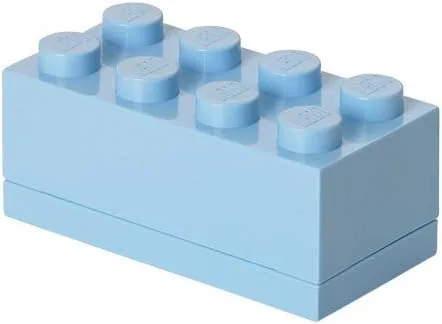 Vista 10 de Room Copenhagen, LEGO Mini Box - 1.8 x 3.6 x 1.7 pulgadas - Ladrillo 8, negro