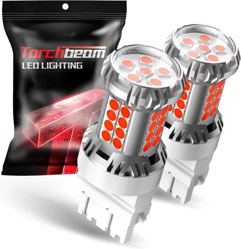 Vista 12 de Torchbeam 7440 7443 LED Bombilla de luz inversa 6000K Luz de Blanco 6000K