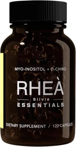 Vista 3 de Rhea Myo-inositol y D-Chiro Inositol Suplemento para mujeres Proporción 40:1 con mioinositol, folato y magnesio 120 cápsulas veganas 30