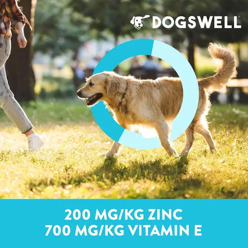 Vista 5 de Dogswell Skin & Coat - Golosinas para perros, cordero, bolsa de 10 onzas