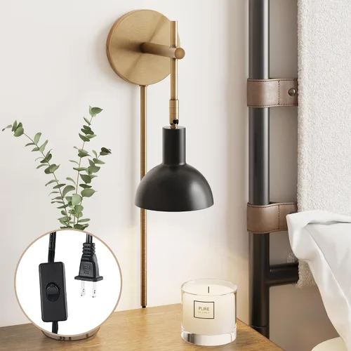 Vista 8 de [Usado] Nathan James Zemi - Aplique de pared vintage moderno de mediados de siglo, aplique de pared para sala de estar o lámpara de pared de noche