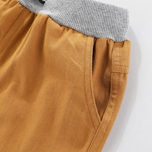 Vista 6 de Bumeex Pantalones cortos de algodón para bebé, paquete de 2