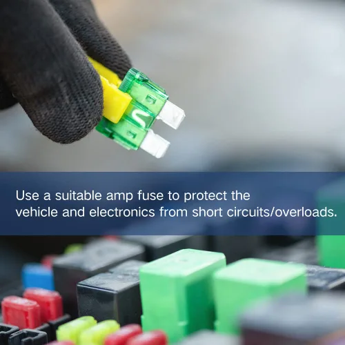 Vista 3 de ZIPCCI 80 piezas de mini fusibles para automóvil, kit surtido de fusibles (1A/3A/5A/10A/15A/20A/30A/40AMP), fusibles de cuchilla automotriz para RV