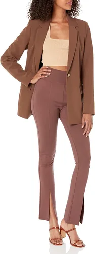 Vista 3 de The Drop blazer Blake largo para mujer