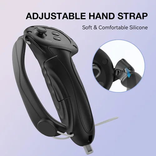 Vista 7 de APEXINNO VR Extended Controller Grips Cover and Silicone Face Cover and Anti-Leakage Nose Pad for Meta Quest 3 Accessories