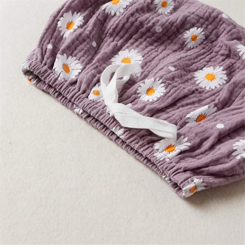 Vista 5 de Conjunto de ropa de verano para bebés y niñas pequeñas