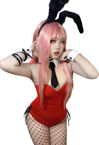 Vista 3 de PROCOS Disfraz de conejito de Senpai para cosplay de Sakurajima Mai de anime para mujer