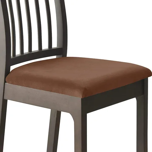 Vista 47 de Fundas de asiento de terciopelo para silla de comedor, fundas elásticas para sillas de comedor con lazos, funda protectora suave para cocina, hotel