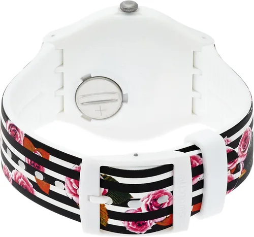 Vista 2 de Swatch Rose Explosion Reloj de Cuarzo Unisex 1.614 in, Rosa, Tira, Rosado, Strip