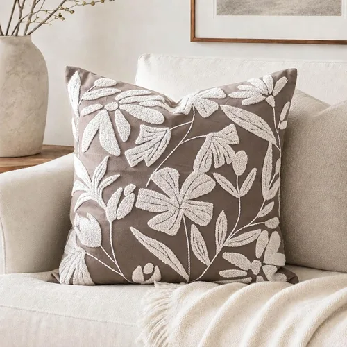 Vista 35 de BlissBlush - Funda de almohada lumbar decorativa de 12 x 20 pulgadas, funda de almohada de terciopelo beige neutro para sofá, sala de estar, cojín