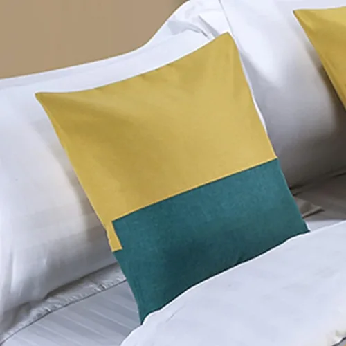 Vista 9 de Paquete de 1 cojín de 17.7 x 17.7 in, con fundas de almohada a juego y núcleo de almohada para decoración de cama, sala de estar, sofá, dormitorio