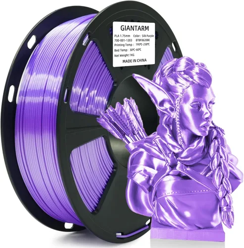 Vista 53 de GIANTARM Filamento de ácido poliláctico (PLA), filamento beige para impresora 3D, carrete de 2.2 libras, precisión de dimensión de 0.069 in +