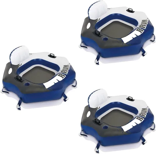 Vista 12 de Intex River Run Gomón inflable para descansar en el agua con conectores 58854EP (2 unidades).
