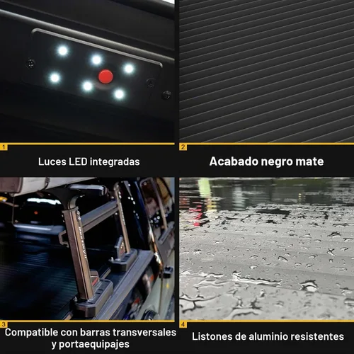 Vista 6 de ONINE Pull-Lock-Go Funda retráctil rígida para tonel, ajuste personalizado 2015-2026 Chevy Colorado/GMC Canyon, cama de camión de 5 pies (156.7 cm)