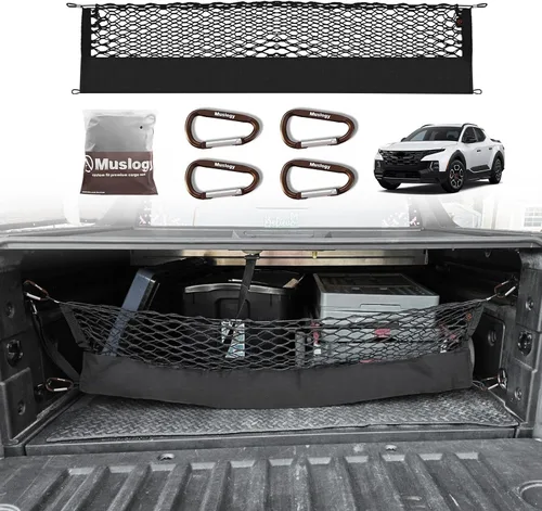 Vista 43 de Muslogy Red de carga para maletero estilo sobre compatible con accesorios Jeep Grand Cherokee L 2021-2024 2025, organizador de maletero de ajuste