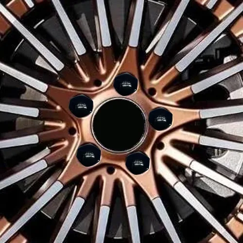 Vista 6 de 20 piezas de tapas de tuerca de rueda de automóvil, tapas de tuerca de lengüeta universal de 0.67 pulgadas, protector de rosca de cubo de automóvil