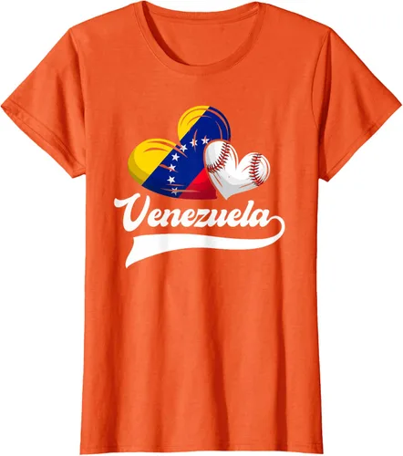 Vista 42 de Camiseta de béisbol venezolana con diseño de corazón y bandera de Venezuela, Negro