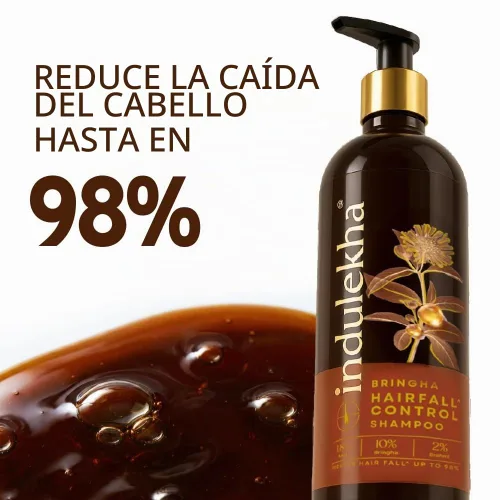 Vista 2 de Indulekha Bringha Hairfall Control Shampoo (limpiador de cabello) 6.1 fl oz, 6.08 oz