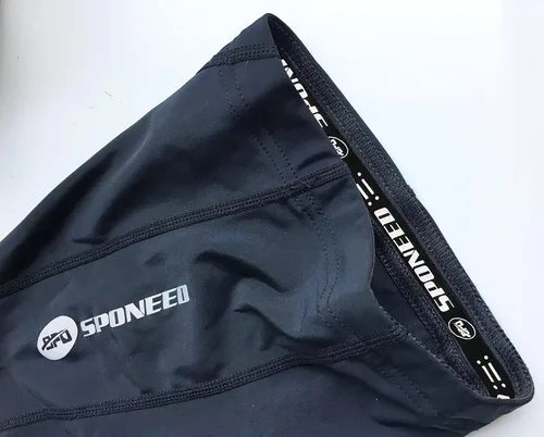Vista 8 de sponeed Pantalones cortos de ciclismo para hombre, con relleno transpirable, UPF 50+