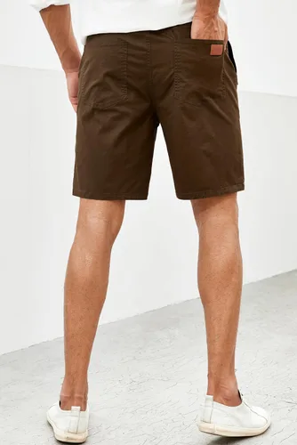 Vista 7 de JMIERR - Pantalones cortos informales para hombre, pantalones cortos de golf, pantalones chinos con cordón, de tela de sarga elástica, para verano