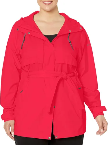 Vista 15 de Columbia Pardon My Trench - Chaqueta impermeable para mujer Fósil antiguo