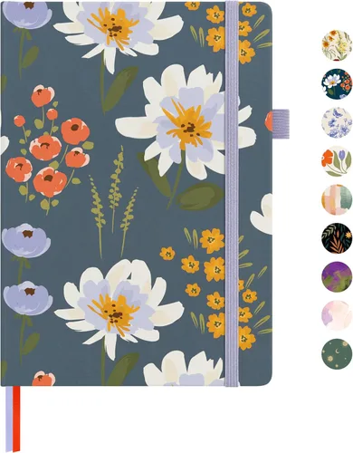 Vista 18 de ⩓ Per Se Cuaderno de Diario con Líneas (3 Paquetes), 160 Páginas Papel Grueso 100GSM, A5 Tapa Dura Cuadernos con Rayas Universitarias para Escribir