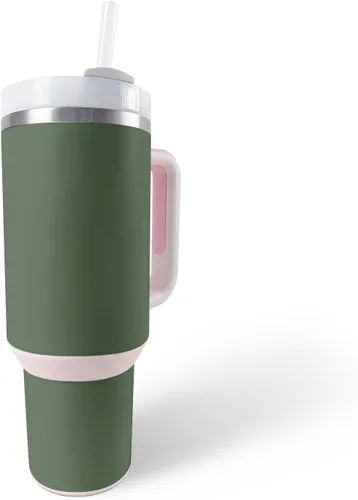Vista 11 de MightySkins Skin - Vaso de vinilo compatible con Stanley The Quencher H2.0 FlowState de 40 onzas, diseño de rayas marineras, protectora, duradera