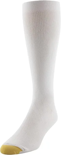 Vista 7 de GOLDTOE Calcetines de compresión suave sobre la pantorrilla para hombre, multipares