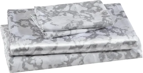 Vista 13 de Beatrice Home Fashions Juego de sábanas Queen de satén 100% poliéster Leopardo
