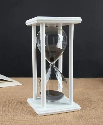 Vista 12 de Lodunsyr Temporizador de reloj de arena de 60 minutos, temporizador de reloj de arena para cocina, sala de estar, hogar, oficina en casa