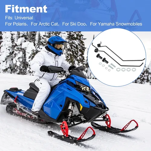 Vista 6 de Kit de rascadores de hielo para motonieve Jetuplusllc, para Polaris Arctic, para Cat Ski, para Ski Doo, para Yamaha