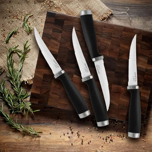 Vista 3 de Hampton Forge Epicure - Juego de 4 cuchillos, acero inoxidable