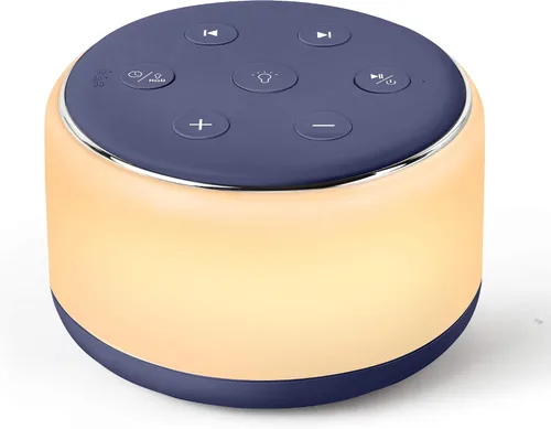 Vista 8 de FamiSym Máquina de Sonido para Dormir para Bebés, Niños y Adultos - Máquina de Ruido Blanco Recargable para Dormir con Luz Nocturna, 34 Sonidos
